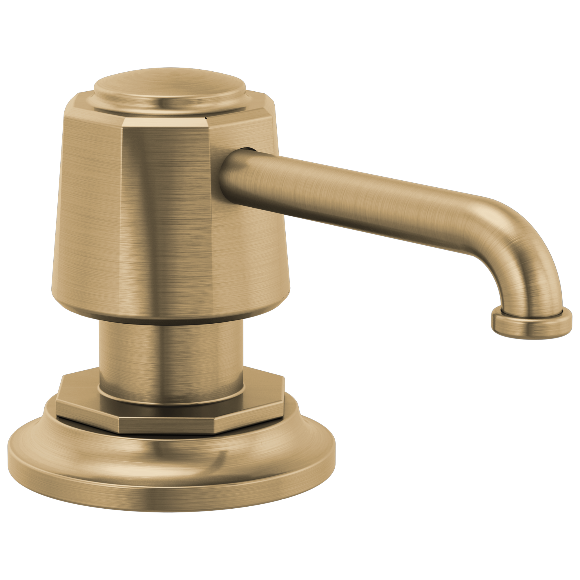 Brizo Rook®: Soap/Lotion Dispenser In Luxe Gold