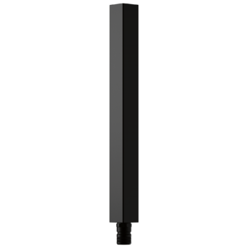 Brizo Essential™ Shower: Linear Square Shower Column Extension In Matte Black