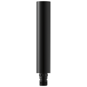 Brizo Essential™ Shower: Linear Round Shower Column Extension In Matte Black