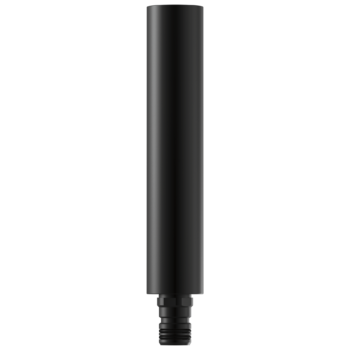 Brizo Essential™ Shower: Linear Round Shower Column Extension In Matte Black