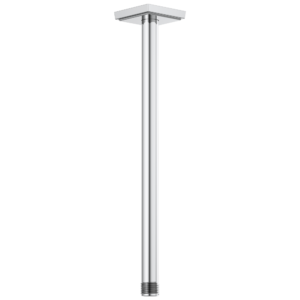 Brizo Brizo Universal Showering: 14″ Ceiling Mount Shower Arm And Square Flange In Chrome