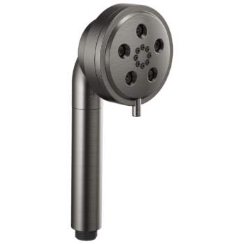 Brizo Essential™ Shower: Linear Round H2Okinetic® Multi-Function Handshower In Luxe Steel