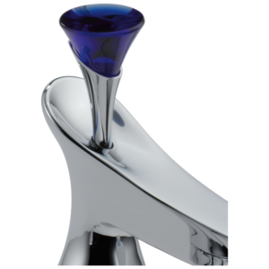 Brizo RSVP®: Blue Glass Finial – Widespread In Chrome