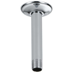 Brizo Brizo Universal Showering: 6″ Ceiling Mount Shower Arm And Round Flange In Chrome