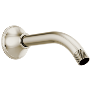 Brizo Brizo Universal Showering: 7″ Classic Wall Mount Shower Arm And Flange In Polished Nickel