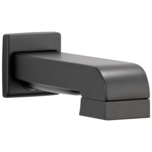 Brizo Siderna®: Tub Spout/Pull-down Diverter Assembly In Matte Black