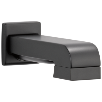 Brizo Siderna®: Tub Spout/Pull-down Diverter Assembly In Matte Black