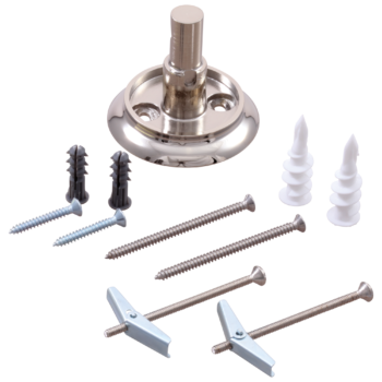 Brizo Charlotte®: Mounting Plate & Hardware In Polished Nickel