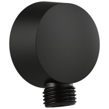 Brizo Essential™ Shower: Handshower Wall Elbow And Gasket In Matte Black