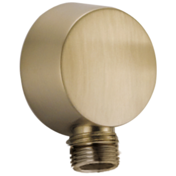 Brizo Essential™ Shower: Handshower Wall Elbow And Gasket In Luxe Gold