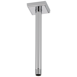 Brizo Brizo Universal Showering: 10″ Ceiling Mount Shower Arm And Square Flange In Chrome