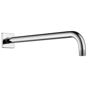 Brizo Brizo Universal Showering: 16″ Linear Square Wall Mount Shower Arm And Flange In Chrome