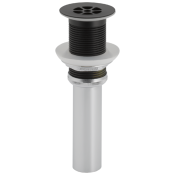 Brizo Other: Grid Strainer Without Overflow In Matte Black