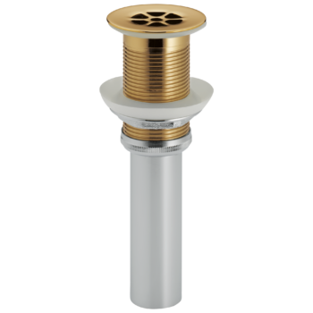 Brizo Other: Grid Strainer Without Overflow In Polished Gold