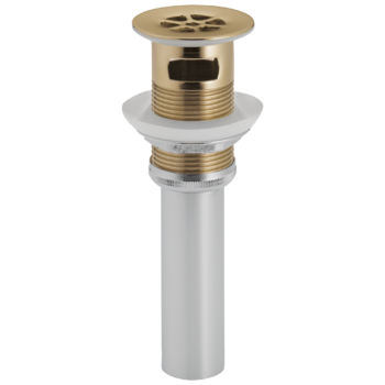 Brizo Other: Grid Strainer With Overflow In Luxe Gold