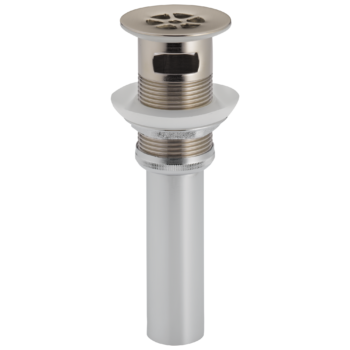 Brizo Other: Grid Strainer With Overflow In Luxe Nickel