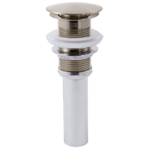 Brizo Other: Push Button Pop-Up Without Overflow In Brushed Nickel