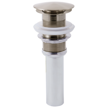 Brizo Other: Push Button Pop-Up Without Overflow In Brushed Nickel