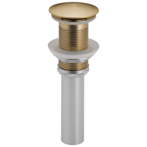 Brizo Other: Push Button Pop-Up Without Overflow In Luxe Gold
