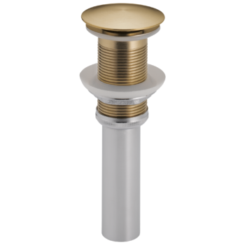 Brizo Other: Push Button Pop-Up Without Overflow In Luxe Gold