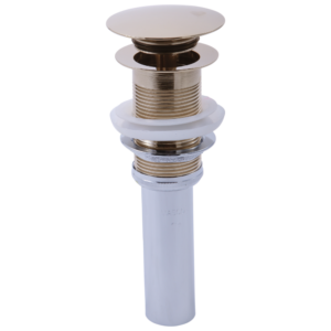 Brizo Other: Push Button Pop-Up Without Overflow In Polished Nickel