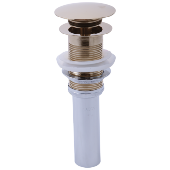 Brizo Other: Push Button Pop-Up Without Overflow In Polished Nickel