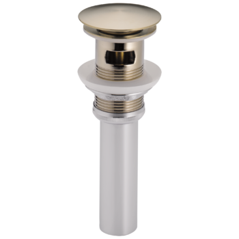 Brizo Other: Push Button Pop-Up With Overflow In Brushed Nickel