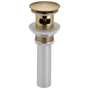 Brizo Other: Push Button Pop-Up With Overflow In Luxe Gold