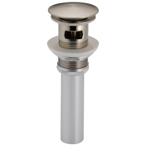 Brizo Other: Push Button Pop-Up With Overflow In Luxe Nickel