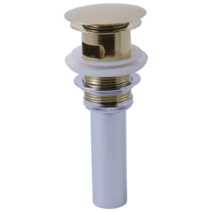 Brizo Other: Push Button Pop-Up With Overflow In Polished Nickel
