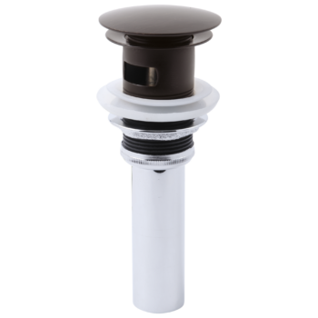 Brizo Other: Push Button Pop-Up With Overflow In Venetian Bronze