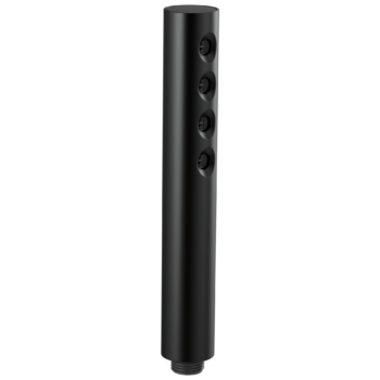Brizo Essential™ Shower: Linear Round H2Okinetic® Single Function Handshower In Matte Black