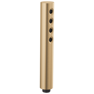 Brizo Essential™ Shower: Linear Round H2Okinetic® Single Function Handshower In Luxe Gold