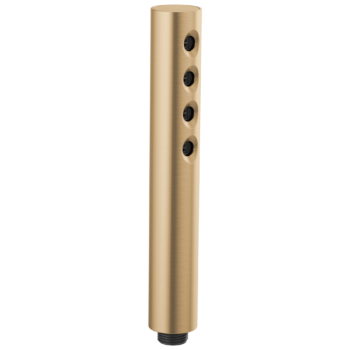 Brizo Essential™ Shower: Linear Round H2Okinetic® Single Function Handshower In Luxe Gold
