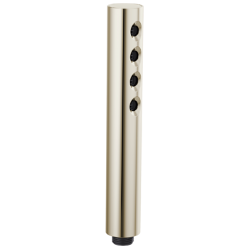Brizo Essential™ Shower: Linear Round H2Okinetic® Single Function Handshower In Polished Nickel