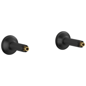 Brizo Other: WALL MOUNT TUB FILLER UNIONS In Matte Black