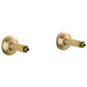 Brizo Brizo Traditiol: WALL MOUNT TUB FILLER UNIONS In Luxe Gold