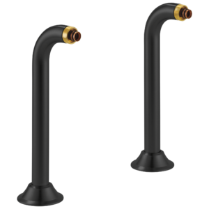 Brizo Other: Deck Mount Tub Filler Risers In Matte Black