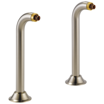 Brizo Brizo Traditional: Deck Mount Tub Filler Risers In Brushed Nickel