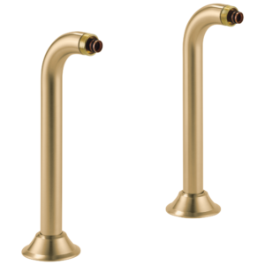 Brizo Brizo Traditional: Deck Mount Tub Filler Risers In Luxe Gold