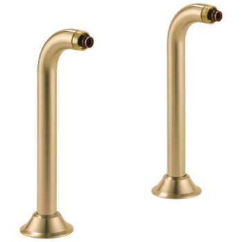 Brizo Brizo Traditional: Deck Mount Tub Filler Risers In Luxe Gold
