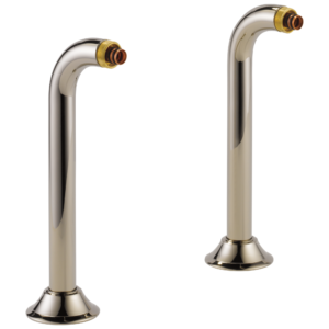 Brizo Brizo Traditiol: Deck Mount Tub Filler Risers In Polished Nickel