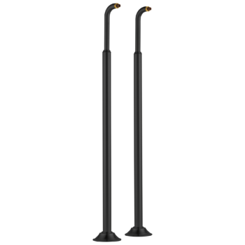 Brizo Other: Floor Mount Tub Filler Risers In Matte Black