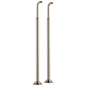 Brizo Brizo Traditiol: Floor Mount Tub Filler Risers In Brushed Nickel