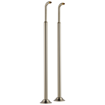 Brizo Brizo Traditional: Floor Mount Tub Filler Risers In Brushed Nickel
