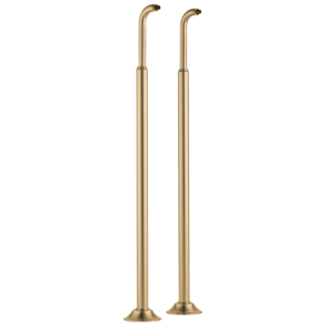 Brizo Brizo Traditional: Floor Mount Tub Filler Risers In Luxe Gold