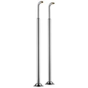 Brizo Brizo Traditiol: Floor Mount Tub Filler Risers In Chrome