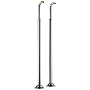 Brizo Brizo Traditional: Floor Mount Tub Filler Risers In Chrome
