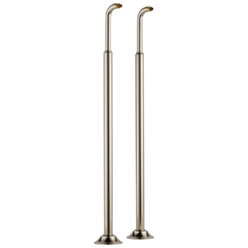 Brizo Brizo Traditional: Floor Mount Tub Filler Risers In Polished Nickel