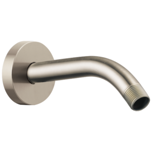 Brizo Brizo Universal Showering: 7″ Linear Round Wall Mount Shower Arm And Flange In Brushed Nickel